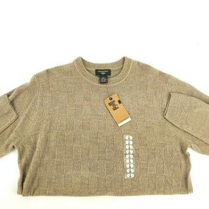 Dockers Men's Beige Weave Pattern Sweater Size Sm